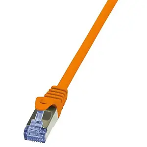 Comparateur de prix : LogiLink PrimeLine - cordon de raccordement - 1.5 m - orange