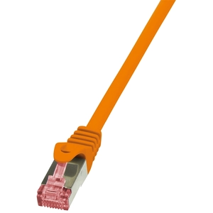 Comparateur de prix : LogiLink PrimeLine Câble réseau Cat6 S/FTP AWG27 PIMF LSZH 7,50 m Orange