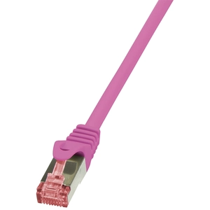LogiLink PrimeLine - cordon de raccordement - 7.5 m - rose pas cher