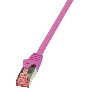 LogiLink PrimeLine - cordon de raccordement - 10 m - rose pas cher