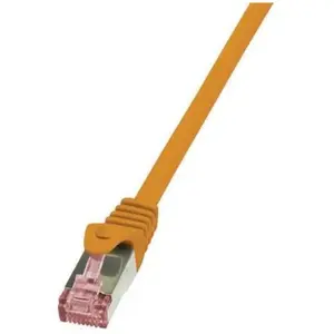 2direct LogiLink PrimeLine - cordon de raccordement - 25 cm - orange pas cher