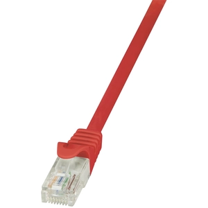 Comparateur de prix : LogiLink EconLine Câble réseau Cat6 U/UTP AWG24 0,25 m Rouge