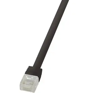Comparateur de prix : 2direct LogiLink SlimLine Câble réseau Cat6 U/UTP AWG32 10 m Noir