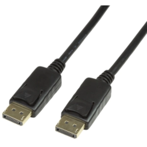 LogiLink Câble de connexion DisplayPort, noir, 5,0 m pas cher