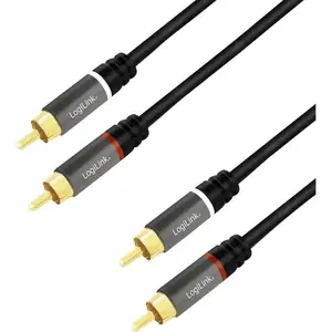 LogiLink Ca Rca (5 m, Câbles Cinch), Câble audio pas cher