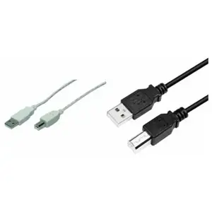 LogiLink Câble USB 2.0, USB-A - USB-B, 3,0 m, noir pas cher
