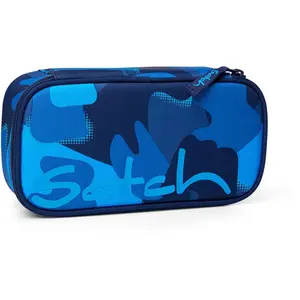 satch Trousse à crayons bleu pour fille et garçon - Schlamperbox Troublemaker 133544 pas cher