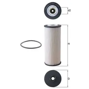 MAHLE OX 1236D Filtre à huile pas cher