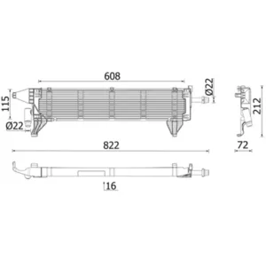 Radiateur CR2636000P Mahle pas cher