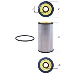 KNECHT FILTER Filtre à huile pour AUDI: A6, S5, SQ5, Q5, S4, S7, S6, A5 (Ref: OX 1311D) pas cher