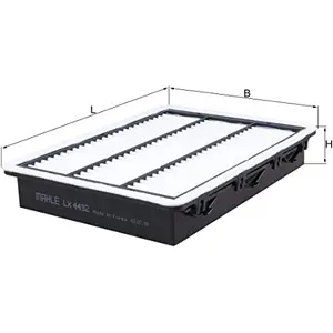 MAHLE LX 4492 Filtre à air pas cher