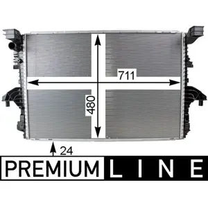 Radiateur CR805000P Mahle pas cher