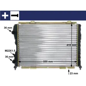 Radiateur CR1408000S Mahle pas cher