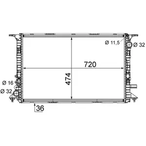 Comparateur de prix : Radiateur CR1201000S Mahle