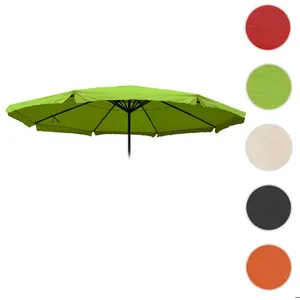Mendler Toile De Rechange Pour Parasol Meran Pro, Parasol De Marché Gastronomique Avec Volant Ø 5m, Polyester   Vert Clair pas cher