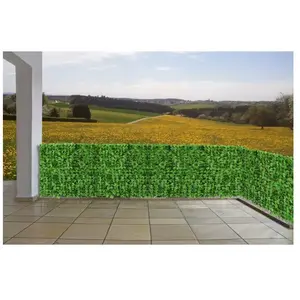 Ecran d'intimité - N77 - 500x100cm - Tissu résistant aux intempéries - Serre-câbles inclus - DécoratifVendu parrakuten