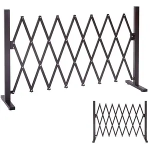 Mendler Grillage Hwc-B34, Grille Protectrice Télescopique, Aluminium Marron Hauteur 153cm, Largeur 36-300cm pas cher