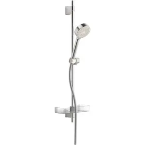 Hansa, Pommeau de douche, Hansabasicjet Set de douche mural, longueur 764 mm, technique anti-calcaire, 1 jet, diamètre (1 Types de jets, 18 l/min) pas cher