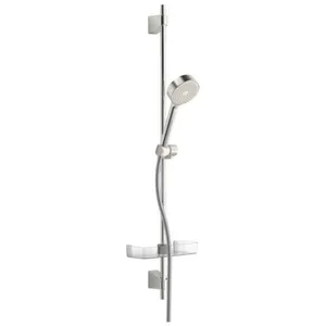 Hansa, Pommeau de douche, Hansabasicjet Set de douche mural, longueur 960 mm, technique anti-calcaire, 1 jet, diamètre (1 Types de jets, 18 l/min) pas cher