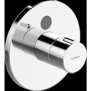 Hansa Electra - Elektronische inbouw douchekraan met thermostaat, netvoeding, chroom 80909001