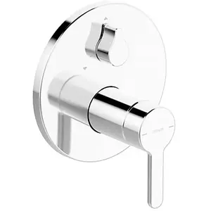 Hansa Designo - Afdekset voor badkraan, met omstelkraan voor 2 functies, chroom 81119563