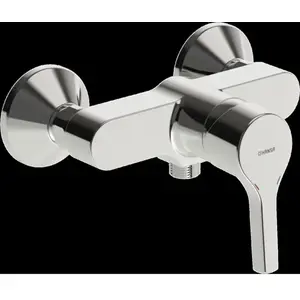 Hansa, Robinetterie de salle de bains, HANSAPALENO Robinet de douche, mitigeur monocommande, chromé pas cher