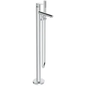 Hansa Stela - Vrijstaande badkraan, met accessoires, chroom 57252073