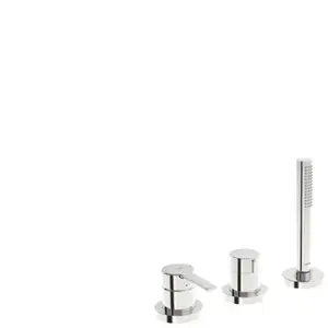Hansa Ronda - Mitigeur pour montage sur bord de baignoire installation 3 trous chrome 03419473 pas cher