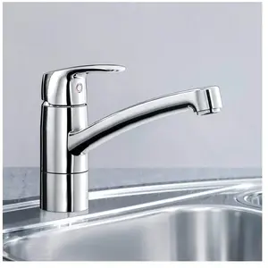 Hansa, Robinetterie de cuisine, HANSAPINTO Robinet de cuisine, montage sur pied, 12 l/min, chrome pas cher