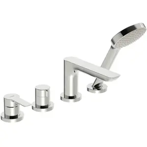 Hansa Ligna - 4- gats badrandcombinatie, chroom 06442473