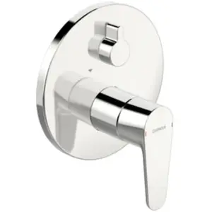Hansa, Installation sanitaire : accessoires, VANTIS Set de montage final pour bain/douche, pour deux consommateurs, chromé, 82609063, 82609063 pas cher