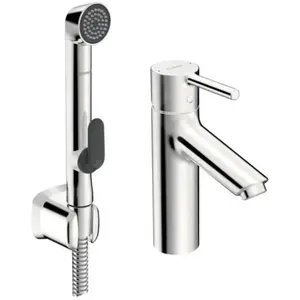 HANSA VANTIS - MITIGEUR DE LAVABO AVEC DOUCHETTE DE BIDET, CHROME 5268