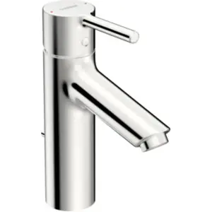 Hansa, Robinetterie de salle de bains, VANTIS XL Mitigeur de lavabo, basse pression, avec vidage, levier à goupille, saillie 114mm, chromé pas cher
