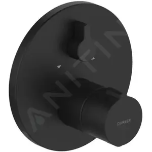Hansa, Robinetterie de salle de bains, home - thermostatische inbouwkraan, voor 2 functies, mat zwart pas cher
