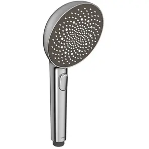 Hansa, Pommeau de douche, aurelia - douchekop, 3 jets, geslepen staal (3 Types de jets) pas cher