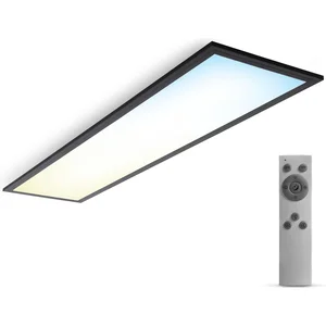 Plafonnier LED Panel Dalle LED 1m gradable CCT B.K.LICHT - Contrôle à distance - Minuterie - 24W 2.200lm pas cher