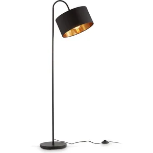 B.K.Licht - Vloerlamp - zwart gouden - h: 145cm - excl. E27 lichtbron pas cher