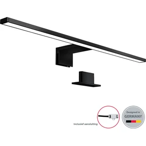 B.K.LICHT Applique LED 8W miroir salle de bain, lumière blanche neutre 4000 Kelvin, luminaire de maquillage, IP44, 600mmVendu parbol