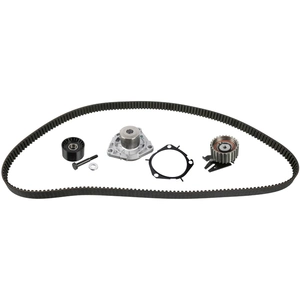 FEBI BILSTEIN Pompe à eau + kit de courroie de distribution pour FIAT: Punto, Doblo, Aegea, 500, Linea, Tipo, Idea, Bravo (Ref: 173212)
