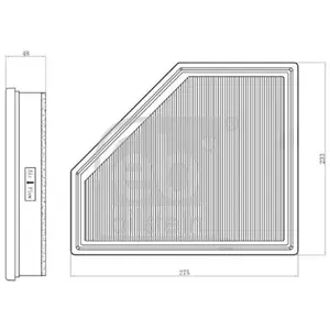 luchtfilter 173461 FEBI pas cher