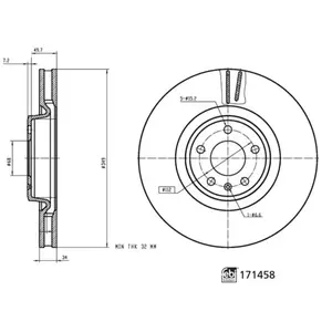 febi bilstein Remschijf pas cher