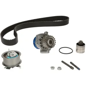 FEBI BILSTEIN Pompe à eau + kit de courroie de distribution pour VOLKSWAGEN: Jetta, Golf, Polo & SKODA: Octavia & AUDI: A3, A1 (Ref: 172706)