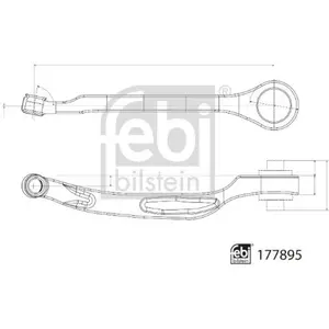 Draagarm wielophanging 177895 FEBI pas cher