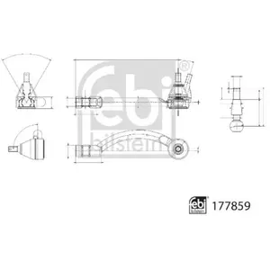 Comparateur de prix : Spoorstangeind 177859 FEBI