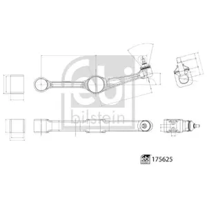 Comparateur de prix : FEBI Draagarm wielophanging