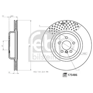 febi bilstein Remschijf pas cher
