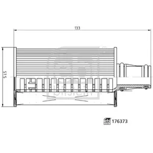 Oliefilter 176373 FEBI pas cher