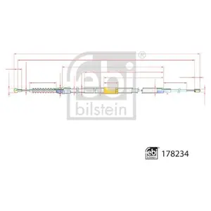 Comparateur de prix : handremkabel 178234 FEBI
