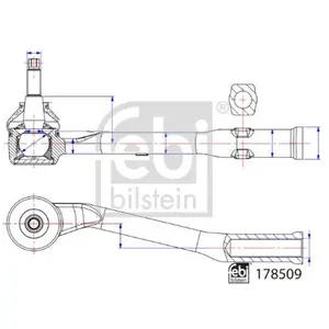 Spoorstangeind 178509 FEBI pas cher