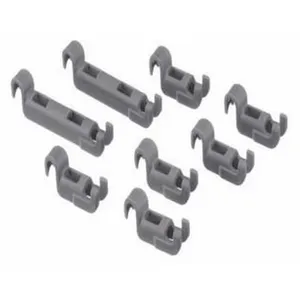 Clips pour ratelier panier inférieur - BOSCH - Kit d'accessoires - 8 p... pas cher